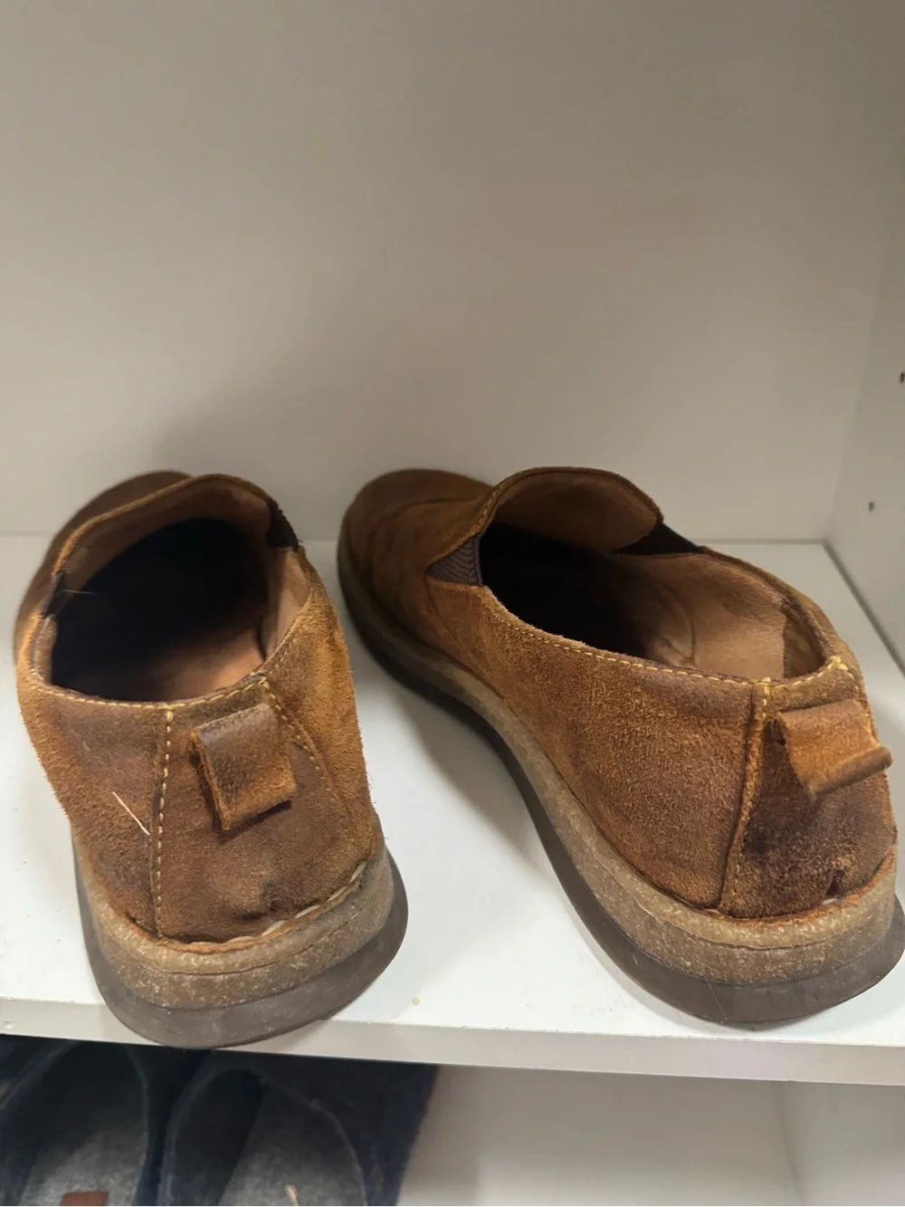 Born Bryson Slip-On Suede Men's Shoes in Brown